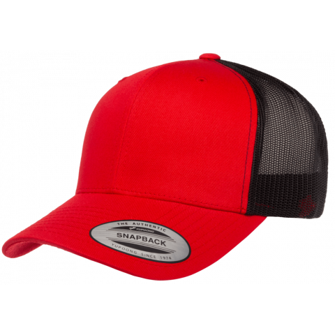 Кепка FlexFit 6606T Retro Trucker - Red/Black