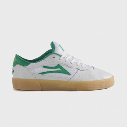 Кеды Lakai Cambridge White/Green Leather 8.5us Кеды Lakai Cambridge White/Green Leather 8.5us