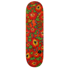 Дека для скейтборда Santa Cruz - Screaming Hibiscus Teal/Red 8.0